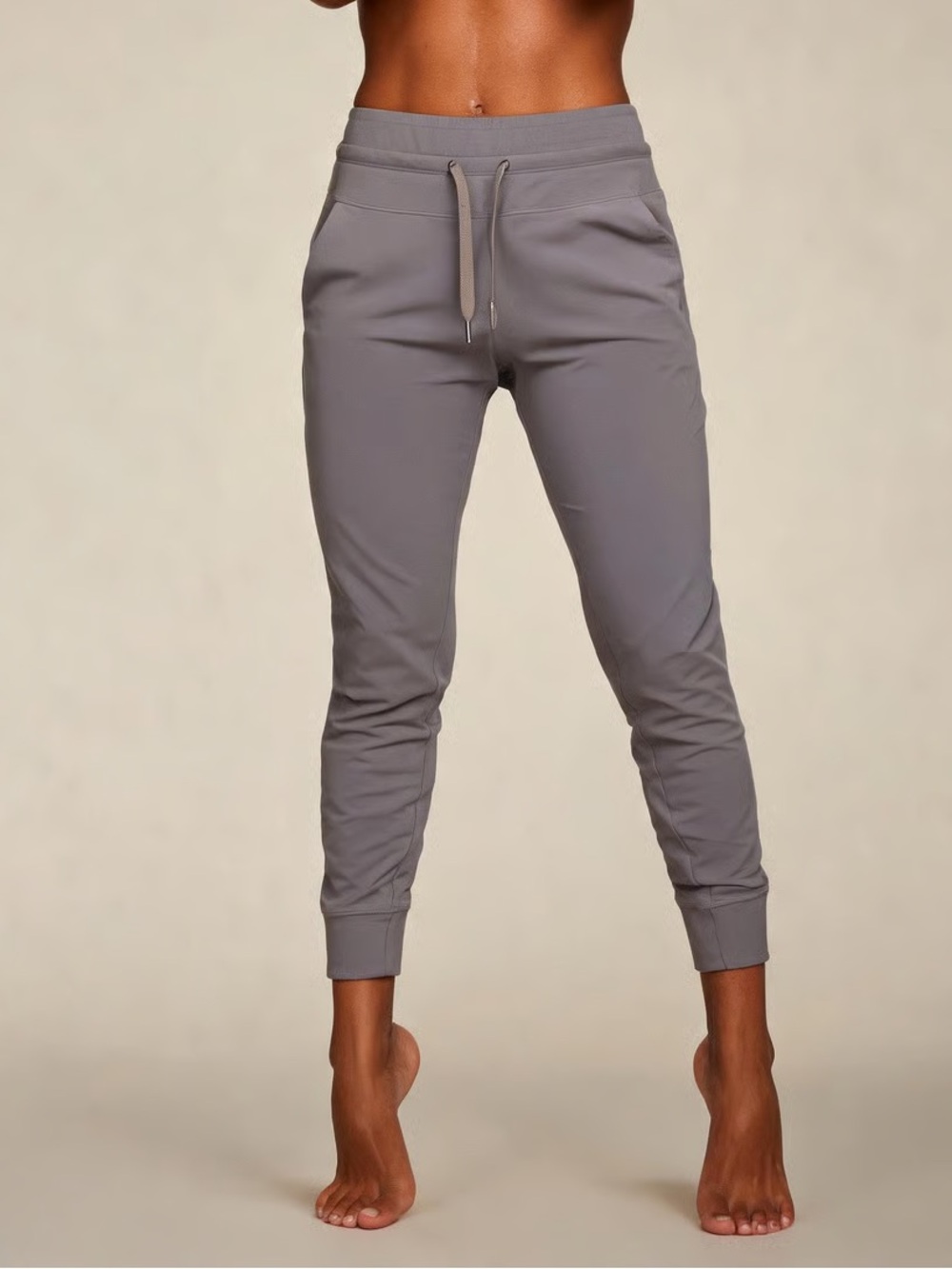 HALARA | Light Gray Cloudful Air Jogger Sweatpants with Drawstrings Sz MP